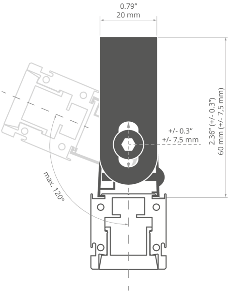 Vielseitige Befestigungsbügel erleichtern die Montage von Netzteilen